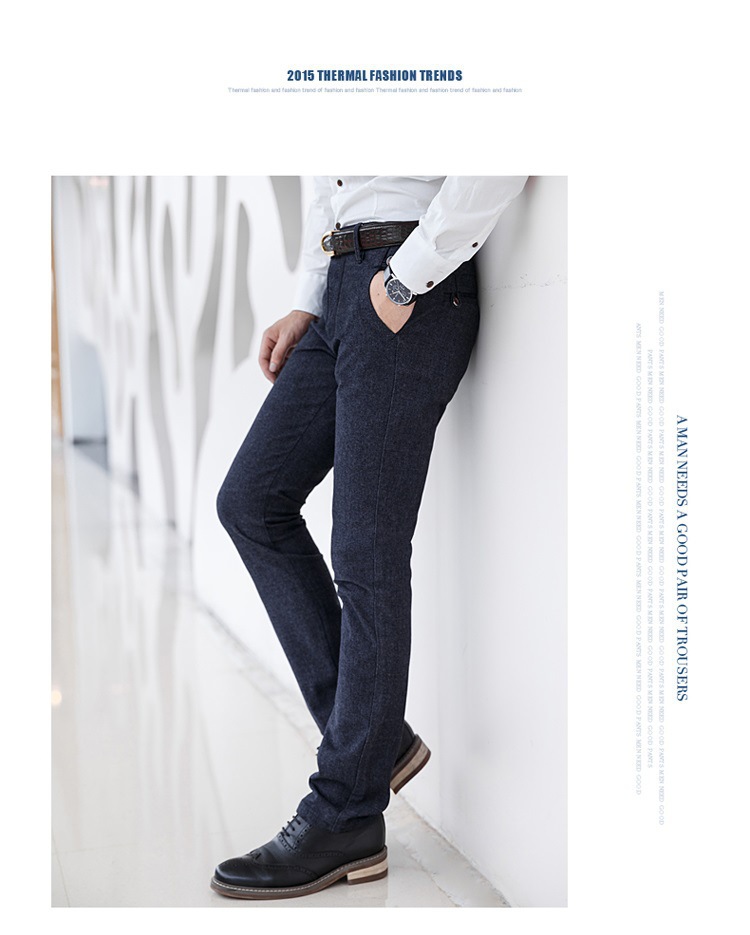Men's Casual Pants in Blue