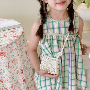 Mini small bag coin purse bag cute children decorative pearl bag messenger bag ins elegant niche handbag for women
