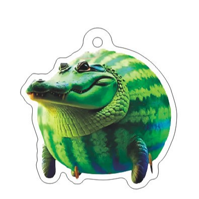 Douyin Hot Terrier, montañas extranjeras, mares y mares, Acrylic, bestias extrañas, llaveros abstractos divertidos, colgantes, regalos de celebridades de Internet