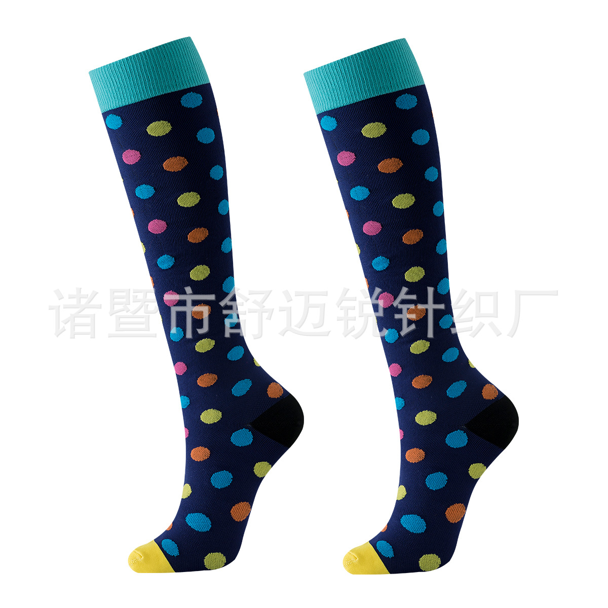 Electrocardiograma estilo doctor compression socks calcetines de compresión nueva fábrica de calcetines de compresión