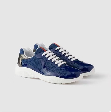 European Station Cross-Border Classy P Family Patent Leather Bright Leather Fashion Casual Sports Sneakers Breathable White Shoes Classic Men's Shoes European Station Cross-Border Classy P Family Patent Leather Bright Leather Fashion Casual Sports Sneakers Breathable White Shoes Classic Men's Shoes