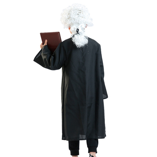 Halloween children's lawyer costume performance costume COS professional play judge costume campus performance costume