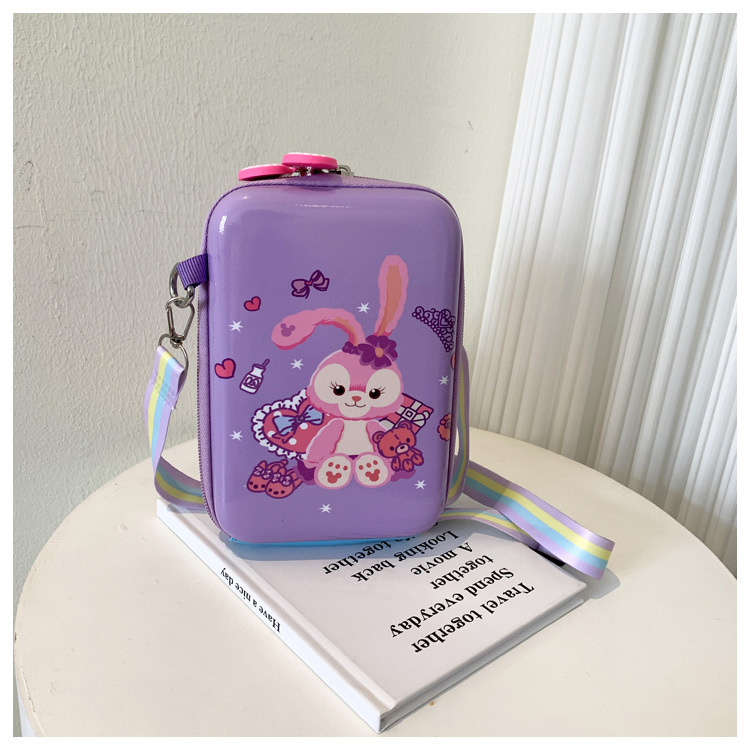 Creativo y simple 2025 nueva tendencia de moda bolso de cáscara de huevo para niños bolso de mensajero de hombro fresco y dulce para mujer de dibujos animados