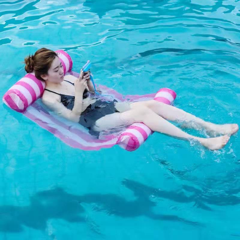 Floating row Aquatic inflation Swimming deck chair adult Inflatable bed men and women Swimming Aquatic