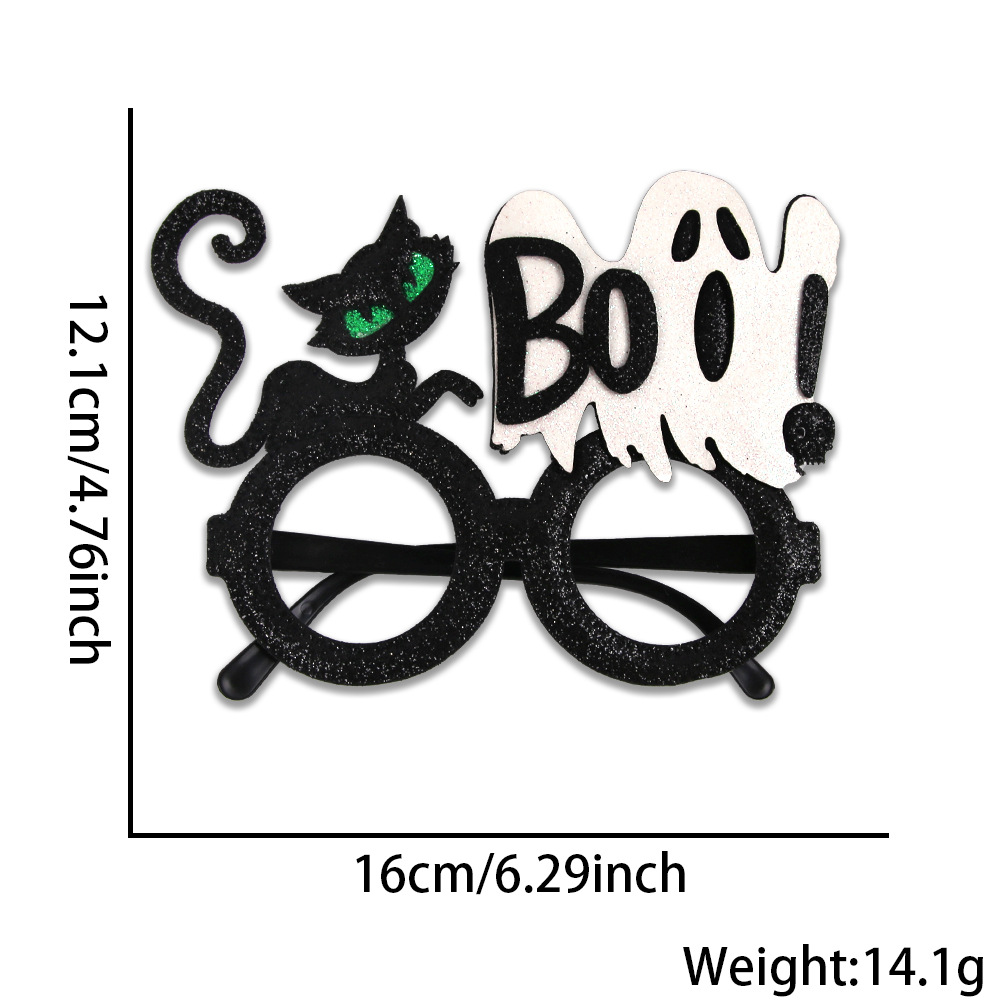Nuevos adornos de Halloween transfronterizos fantasmas gafas de murciélago de cabello banda fiesta fantasma parodia máscara creativa tocado