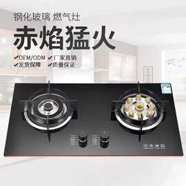 煤气灶 熄火保护灶具 家用双灶 台 嵌两用鸳鸯双灶天然气灶批发