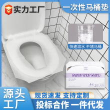 一次性马桶垫写字楼商场水溶马桶纸定制商用跨境批发250张坐便纸