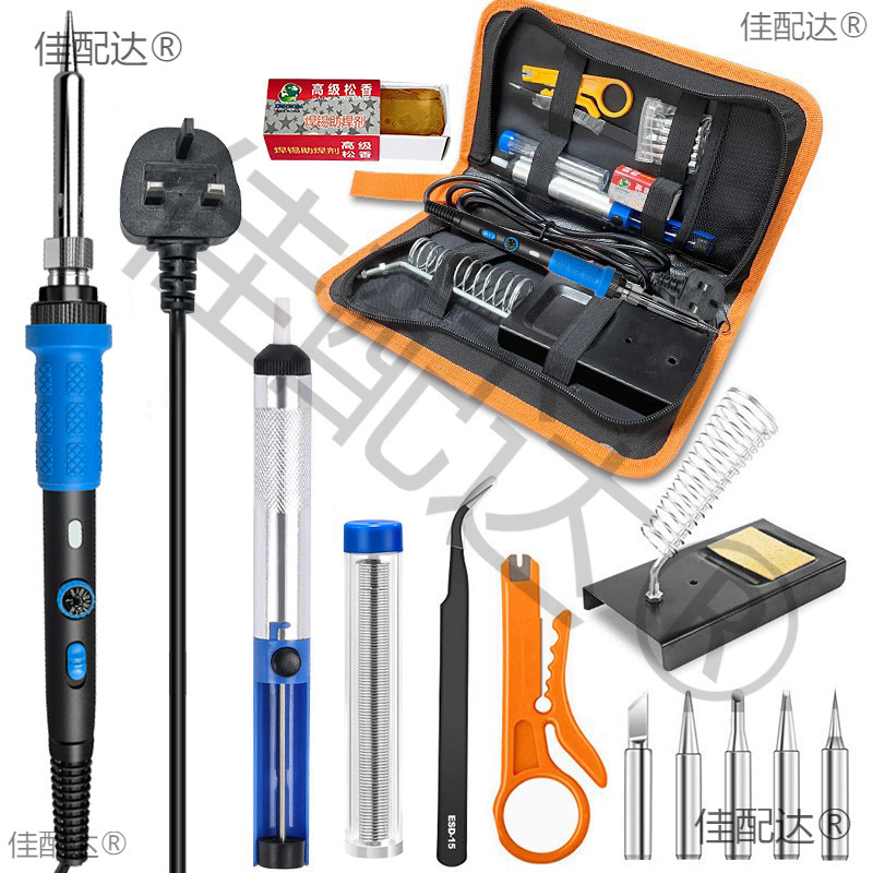 新款调温款60W电烙铁批发 开关式110V220V焊枪维修焊接工具包X20