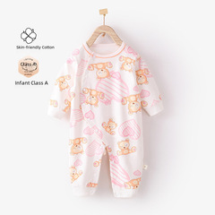 0-18月嬰兒衣服秋冬春秋季滿月女寶寶連體衣公主超萌新生兒秋裝