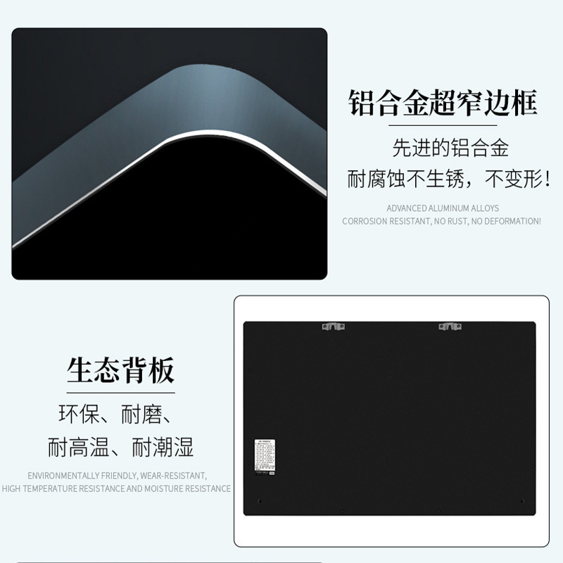 Hechuang 大画面 LED デジタル永久カレンダーリビングルームの壁時計学校病院スマート衛星タイミング壁時計|undefined