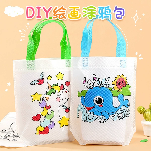 Children's DIY graffiti bag 50 50