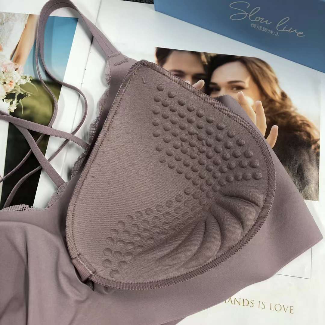 Nueva taza de látex sin costuras alta calidad belleza espalda mujeres chaleco inalámbrico yoga sujetador deportes ropa interior al por mayor image 5