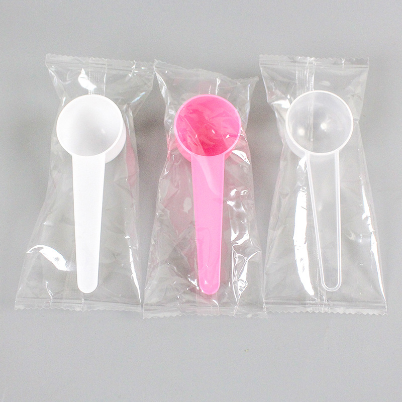 10g measuring spoon 10g plastic measuring spoon 20ml white pink round bottom spoon Liquid powder measuring spoon Milk powder spoon