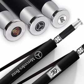 劳斯莱斯同款长柄伞自动双人晴雨伞商务雨伞奔驰宝马奥迪车标雨伞