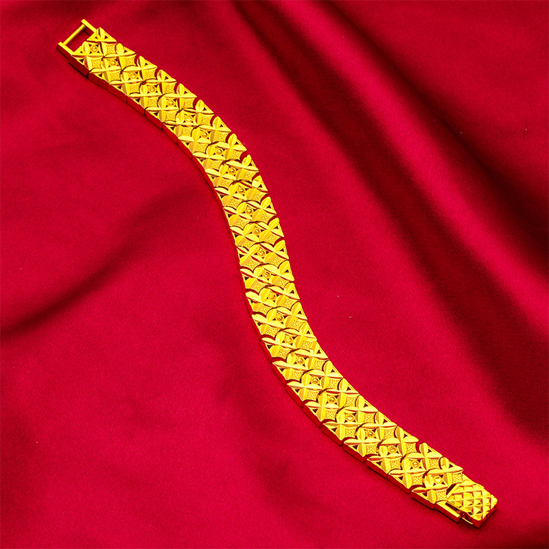 Gioielli unisex Gioielli di moda Bracciale con chiusura a foglia d'oro Bracciale con foglia_voghion.com