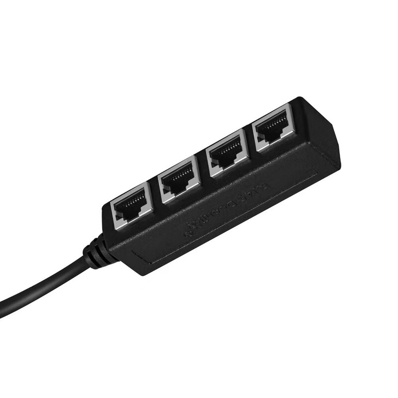 Rj45イーサネットケーブルアダプタ延長線一分四線ネットワークスプリッタ中継ケーブルアダプタrj45|undefined