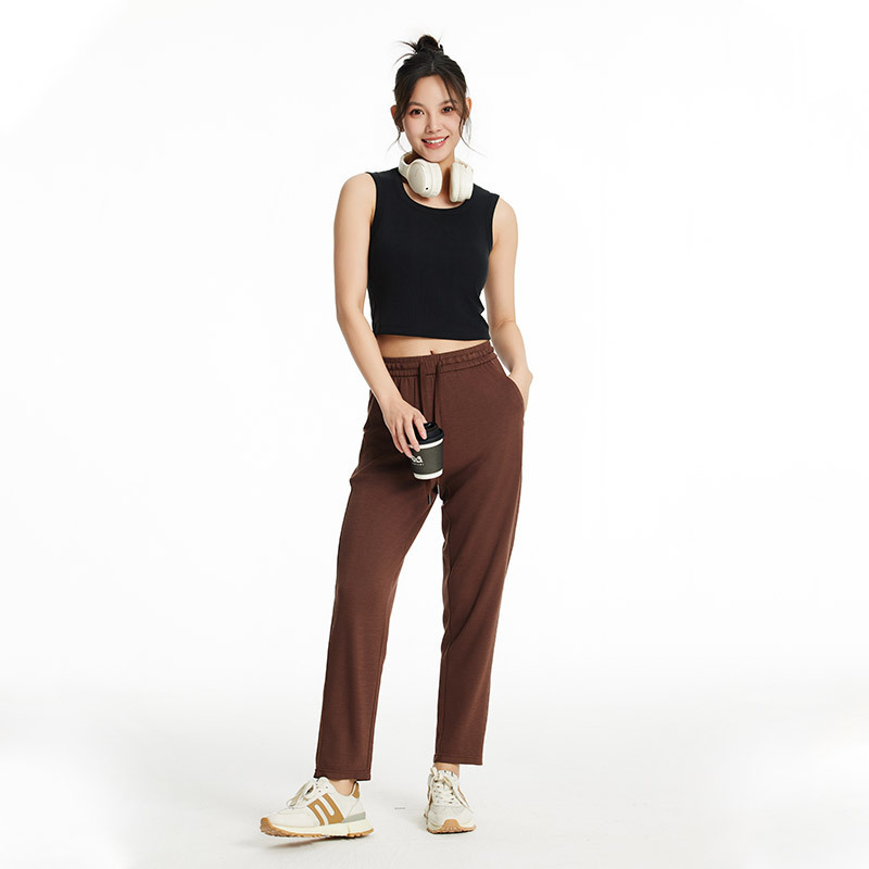 【Benefits】Cooling Straight-Leg Pants'Walking Air Conditioner' Women's Long Pants New Season Comfortable Slimming Thin Style