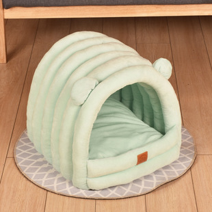 New Four-Season Nest Suitable for Cats and Dogs, Pet Cat House, Kennel, Winter Warm Cat Villa, Small Size Dogs Closed Cat Nest