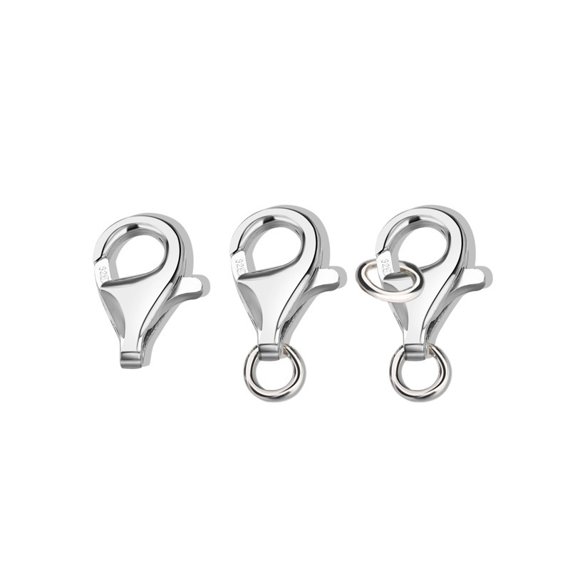S925 Sterling Silver Jewelry Accessories Necklace Bracelet Lobster Clasp Water Drop Buckle Accessories Spot Factory Direct Sales Wholesale S925 Sterling Silver Jewelry Accessories Necklace Bracelet Lobster Clasp Water Drop Buckle Accessories Spot Factory Direct Sales Wholesale