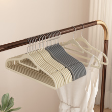 植绒衣架无痕防滑衣架家用收纳整理师衣撑衣服挂晾衣架子跨境衣架