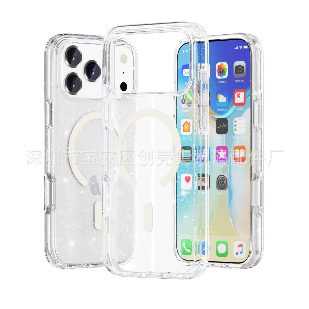 Совместимый защитный iPhone 17, 17 Pro Max, 2 в 1, защита от падения