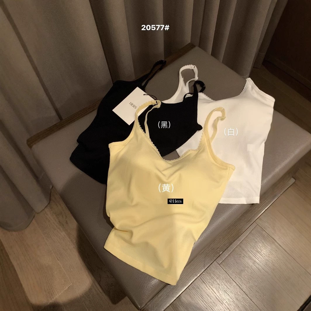 [Hers] Весенний простой дикий цезный кружевной ремень повседневный жилет 20577