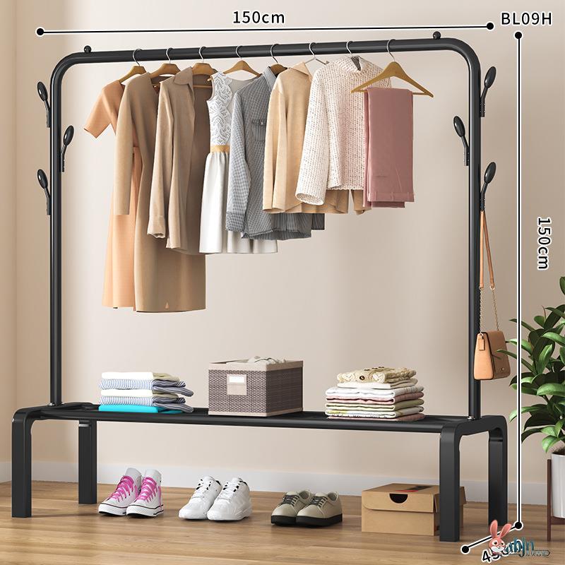 16 아치 브릿지 단극 블랙 150+ 코트 후크 직경 19