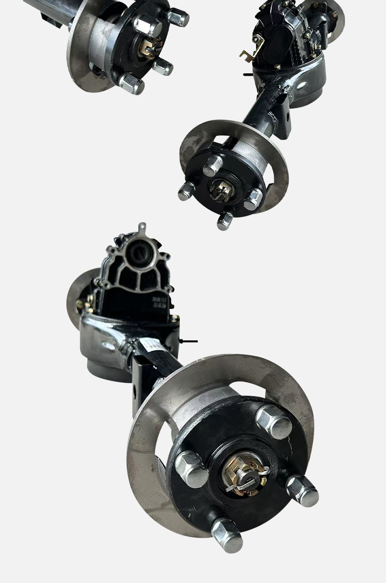 Disc Brake Small Shift Rear Axle Food Truck Axle Trailer Axle Thickened Durable Electric Tricycle Rear Axle Assembly Universal Modification