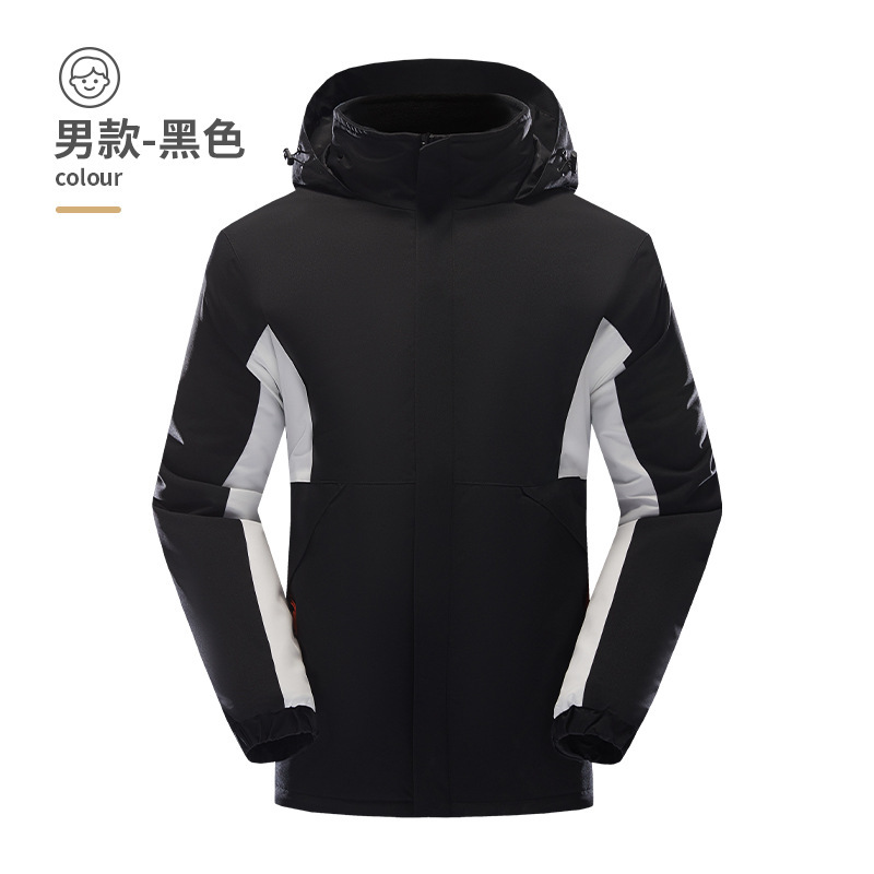 双面穿风衣夹克印logo图情侣款加厚通勤工作服刺绣字团体工装定制|undefined