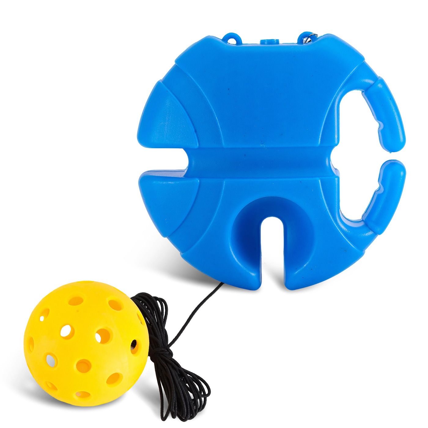 Pickleball Tennis Single Trainer 40-Hole Practice Ball High-Elastic Plastic Outdoor Toy Ball Pickleball Cross-Border