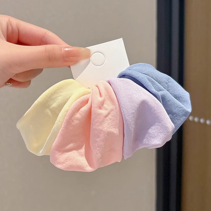 Niños de alta cola de caballo correa de correa pequeña niña alta elasticidad ensanchada anillo de cabello máscara de cabello no herida de alta calidad