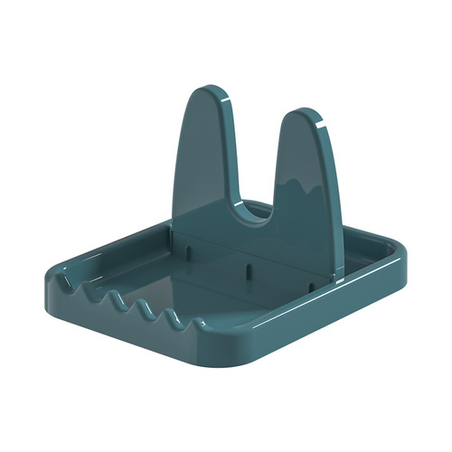 Household vertical foldable pot lid rack plastic desktop multi-functional kitchen storage rack spoon spatula storage rack