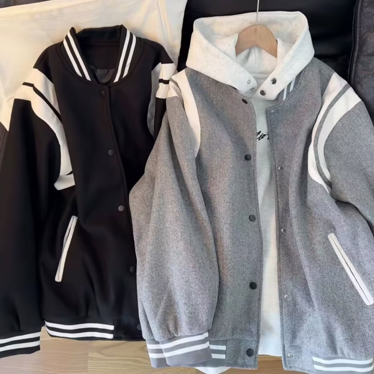 2026 Spring/Autumn Men's Cool and Stylish Jacket, Trendy High Street Brand, Hong Kong Style, Japanese Harajuku Style, Korean Style, Loose Fit