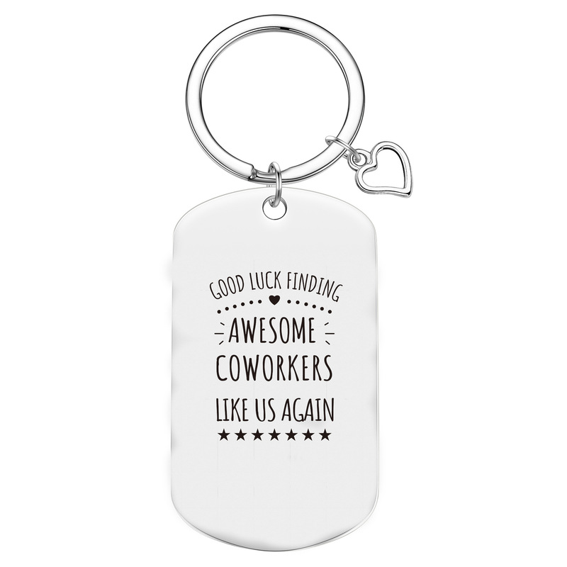 1Pcs European and American Best-Selling Model Good Luck Finding Stainless Steel Keychain 1Pcs European and American Best-Selling Model Good Luck Finding Stainless Steel Keychain