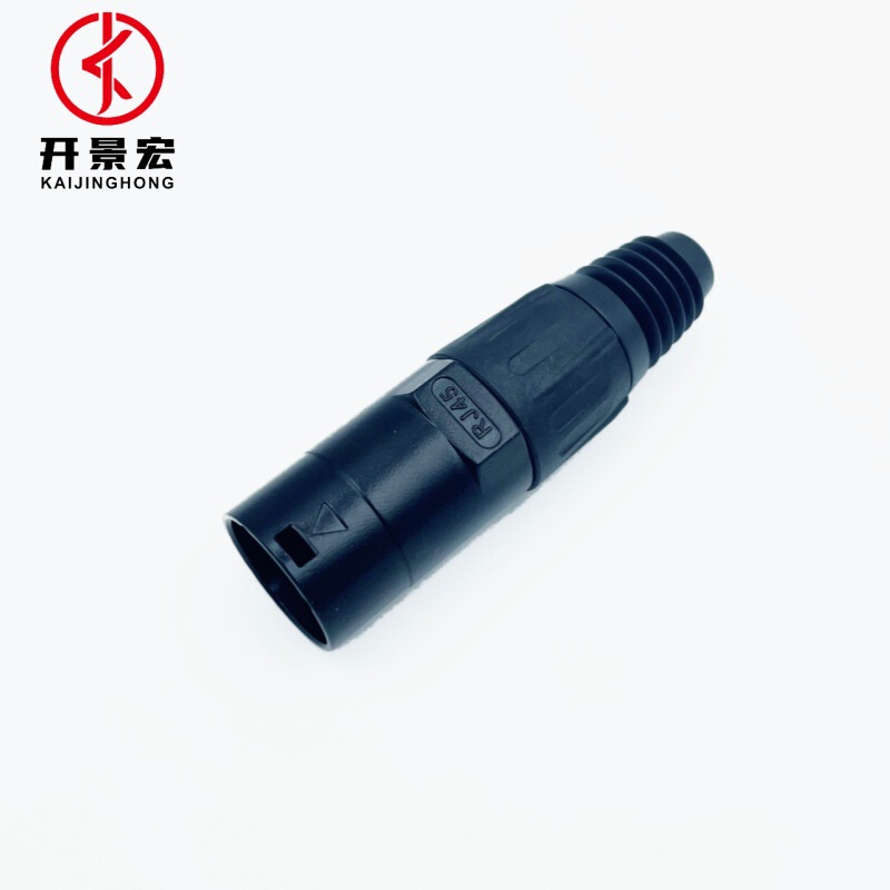 rj45 connector rj45 straight-through head LED big screen data transmission 8P ethernet waterproof rj 45 network interface