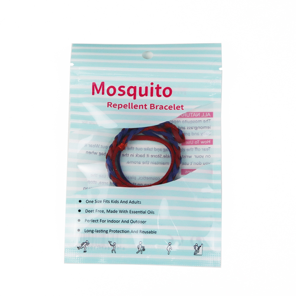 레드 사파이어 블루 가죽 팔찌 (컬러 백에 1)