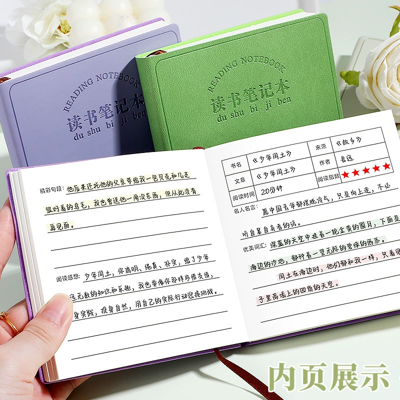 Laptop for students, teaching reading, square book, notebook