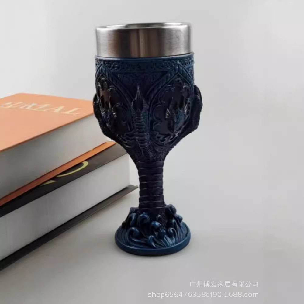 Внешняя торговля Оригинальный кубок с одним коготом дракона 3D трехмерный птерозавр летающий дракон дракон коготь бокал из нержавеющей стали