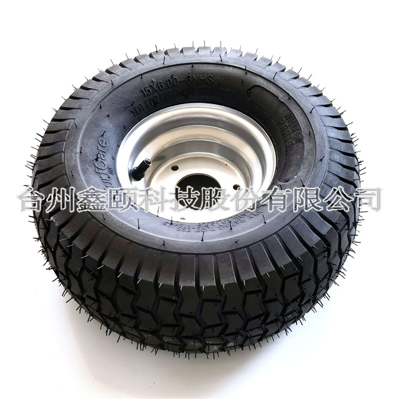 15x6.00-6 割草机拖拉机轮胎 4层 15x6.00x6 15x6-6 花园草坪友好