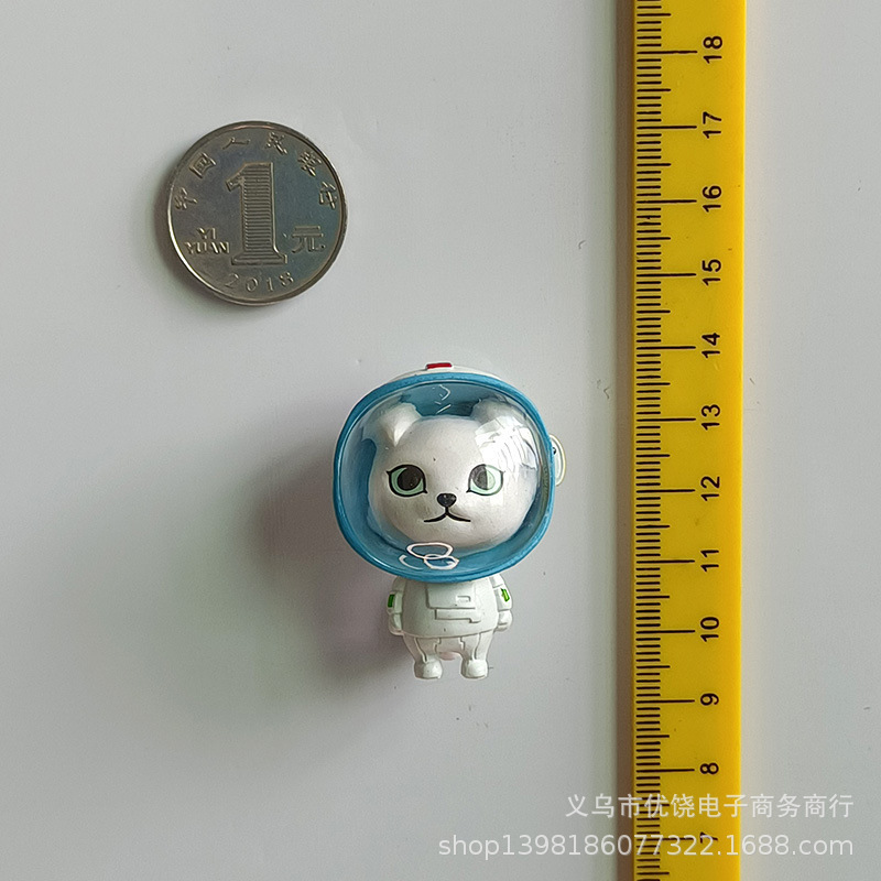 漫画クリエイティブ立体猫宇宙飛行士冷蔵庫貼りマグネットステッカー宇宙シリーズ冷蔵庫貼りホーム装飾マグネット|undefined