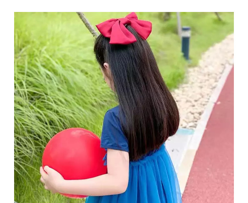 satin Material Bow Knot Pattern Cute Bow Knot Satin Hair Clip 1 Piece
