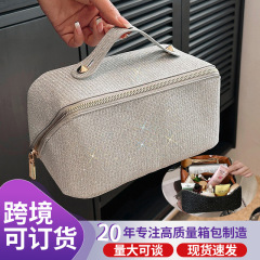 レディースバッグ韓国風ポータブル化粧品バッグ女性の大容量防水トイレタリーバッグポータブル旅行化粧品収納袋インターネット有名人
