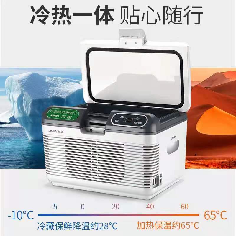 车载小冰箱大货车24v12v医用小冰箱车家两用220V制冷露营冰箱|ru