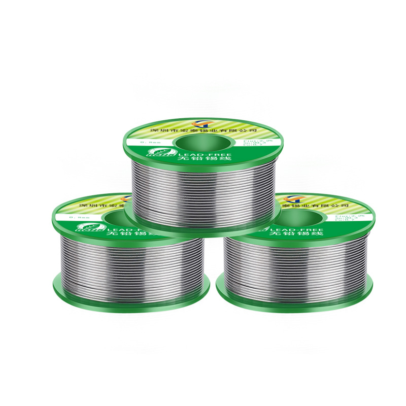 出口专供 小卷无铅锡线 环保锡线维修专用小卷无铅焊锡丝50g 100g