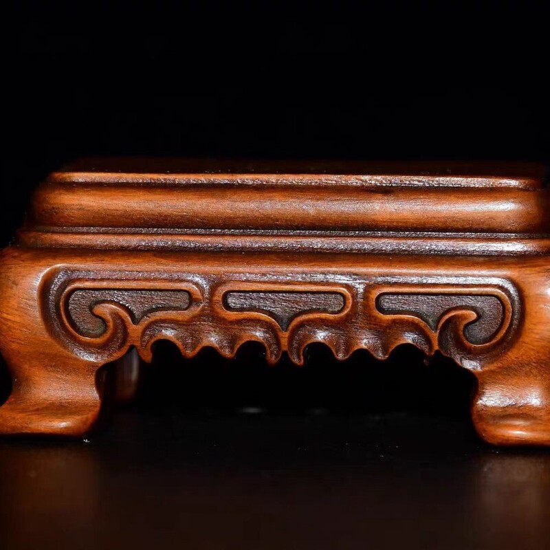 Solid Wood Carved Base Boxwood Crafts Buddha Statue Ornaments Strange Stone Teapot Flower Pot Rectangular Bonsai Bracket Solid Wood Carved Base Boxwood Crafts Buddha Statue Ornaments Strange Stone Teapot Flower Pot Rectangular Bonsai Bracket