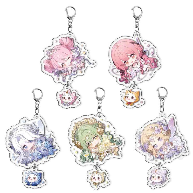 Mezzanine Unlimited Warm Big Meow Acrylic Keychain Game Peripheral Hand-made Pendant Pendant Cute Personality