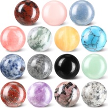 C 17601 Natural Stone Crystal Sphere ˮ��Բ��ڼ� �羳��