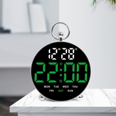 新しいLED電子時計多機能クリエイティブ時計学生デスクトップデジタル時計プラグイン目覚まし時計8029