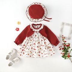 嬰兒衣服0-2歲春秋女寶寶連體衣長袖蝴蝶包屁衣新生兒周歲服哈裙