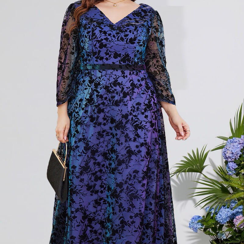 Plus-Size Evening Dress, New Elegant Style, Ball Gown, Party Dress, Bridesmaid Dress, Autumn Tiktok Plus-Size Evening Dress, New Elegant Style, Ball Gown, Party Dress, Bridesmaid Dress, Autumn Tiktok